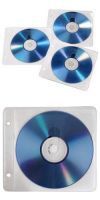 Конверты для CD-ROM/DVD-ROM Ring Binder Sleeves, 50 pcs./pack, white