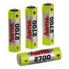 Аккумуляторы NiMH АА, 4 шт. 2700 mAh, быстрая зарядка, Hama