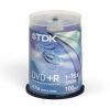 DVD+R TDK 4.7ГБ, 16x, 100шт., Cake Box, (DVD+R47CBED100), записываемый DVD диск