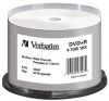 DVD+R Verbatim 4.7ГБ, 16x, 50шт., Cake Box, (43447), Thermal Printable, записываемый DVD диск