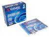 DVD+R Verbatim 4.7ГБ, 16x, 5шт., Jewel Case, Matte Silver, (43497), записываемый DVD диск