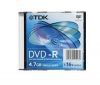 DVD-R TDK 4.7ГБ, 16x, 20шт., Slim Case, (DVD-R47SCED-L), записываемый DVD диск