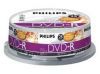 DVD-R Philips 4.7ГБ, 16x, 25шт., Cake Box, Printable, (5813), записываемый DVD диск