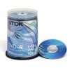 DVD-R TDK 4.7ГБ, 16x, 100шт., Cake Box, (DVD-R47CBED100), записываемый DVD диск
