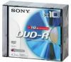 DVD-R Sony 4.7ГБ, 16x, 10шт., Slim Case, (10DMR47BSL), записываемый DVD диск