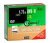 DVD-R Intenso 4.7ГБ, 16x, 10шт., Slim Case, LightScribe, (4701652), записываемый DVD диск
