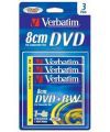 miniDVD+RW Verbatim 1.4ГБ, 4x, 3шт., Jewel Case, (43594), блистер, перезаписываемый DVD диск