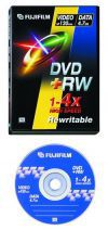 DVD+RW Fujifilm 4.7ГБ, 4x, 5шт., Video Box, перезаписываемый DVD диск
