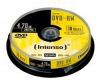 DVD-RW Intenso 4.7ГБ, 4x, 10шт., Cake Box, (4201132), перезаписываемый DVD диск