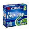 miniDVD-RW Verbatim 1.4ГБ, 2x, 5шт., Slim Jewel Case, (43514), перезаписываемый DVD диск