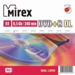 DVD+R Mirex Dual Layer 8.5Gb/240min 8x slim двухслойные